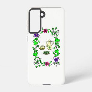Irish Tea Set Theme Samsung Galaxy Case