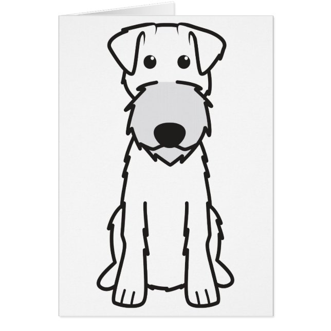Irish Terrier Dog Cartoon (Front)