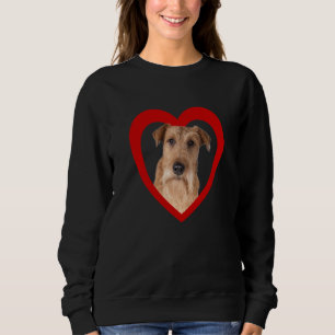 Irish Terrier Dog Dog Heart  Irish Terrier  2 Sweatshirt