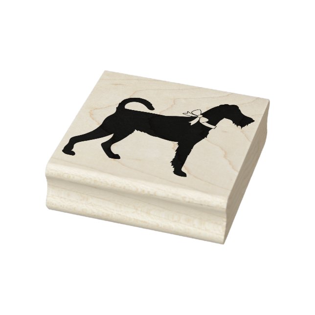 Irish Terrier Dog Puppy Rubber Stamp (Stamp)
