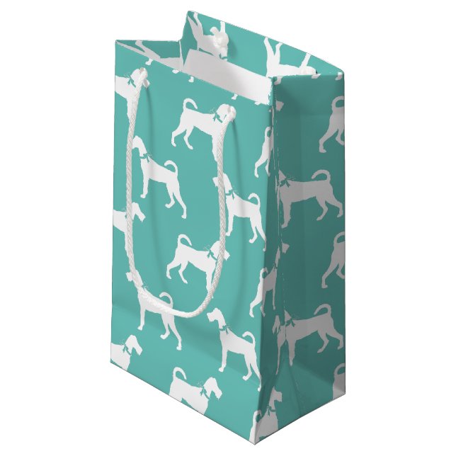 Irish Terrier Dog Puppy Small Gift Bag (Front Angled)