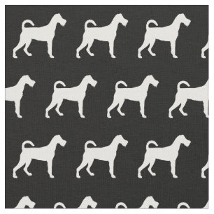 Irish Terrier Dog Silhouette Pet Fabric