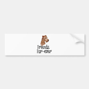Irish Terrier "Friends Fur-ever" Bumper Sticker