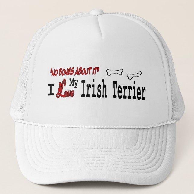 Irish Terrier (I Love) Hat (Front)