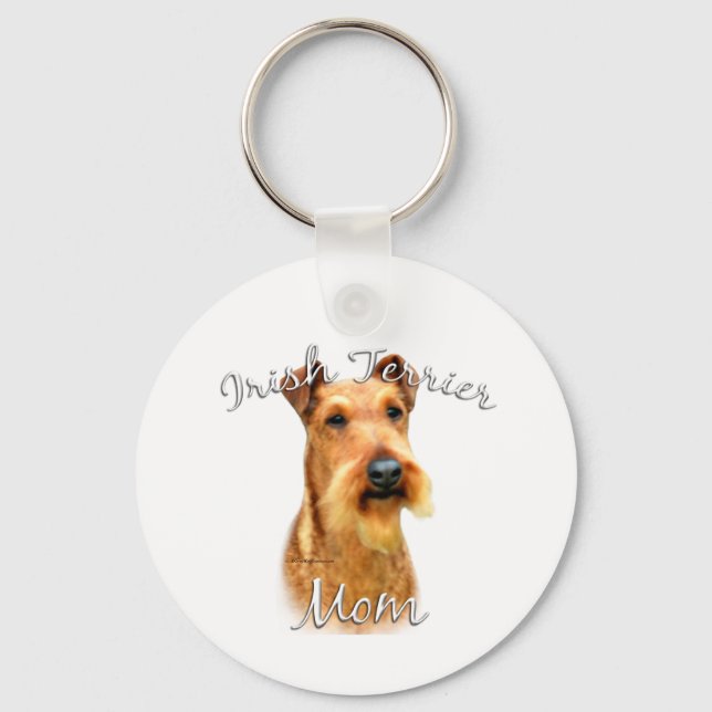 Irish Terrier Mum 2 Key Ring (Front)