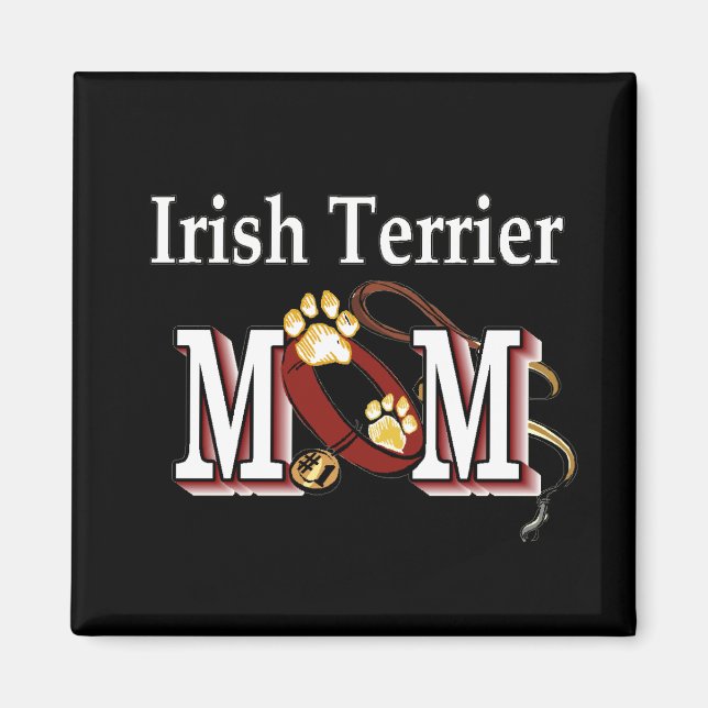 Irish Terrier Mum Gifts Magnet (Front)