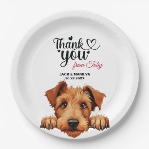 Irish Terrier Paper Plate