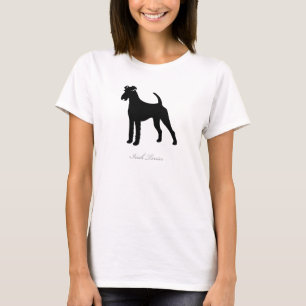 Irish Terrier T-shirt (black silhouette)