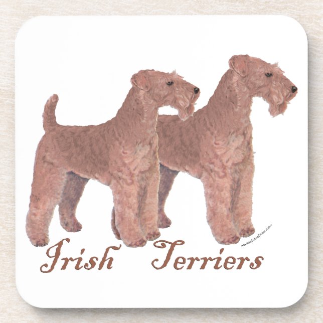 Irish Terriers Coaster (Front)