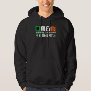 Irish The Essential St Patrick's Day Element Teach Hoodie