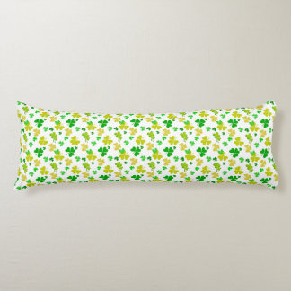irish three leaves clover pattern body cushion