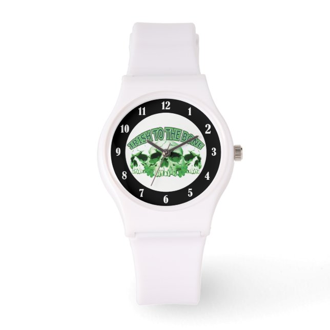 Irish to the Bone Skull Watch (Front)