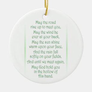 Irish Toast Ceramic Tree Decoration