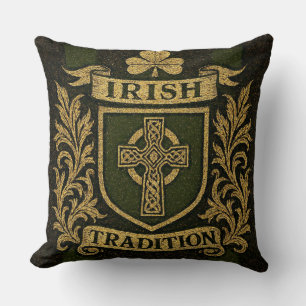 Irish Tradition Celtic Crest St. Patrick’s Day Cushion