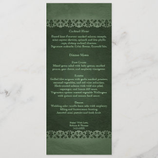 Irish Traditional Celtic Cross Wedding Menu