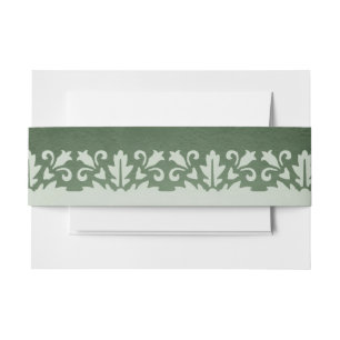 Irish Traditional Wedding Invitation Belly Band