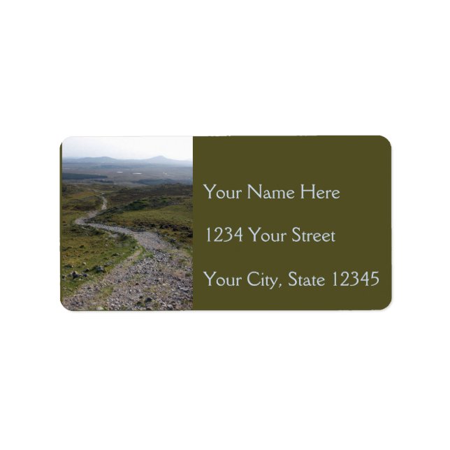 Irish Trail Return Address Labels (Front)