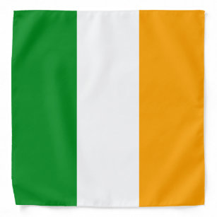 Irish Tricolor Flag Patriotic Bandana