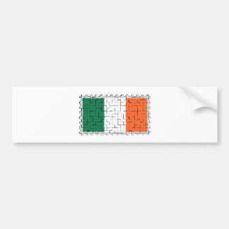 Irish Tricolour Bumper Sticker