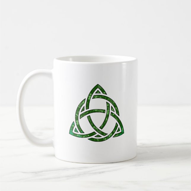 irish trifecta green coffee mug (Left)