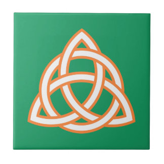 Irish Trinity Knot Triquetra Celtic Patricks Day Tile