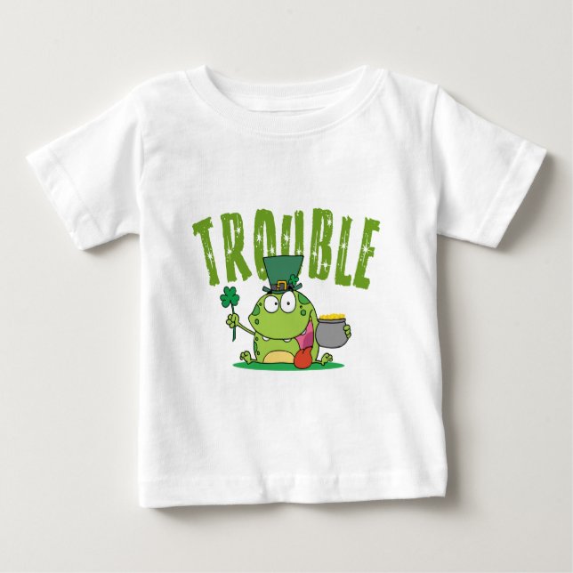 Irish Trouble Baby T-Shirt (Front)