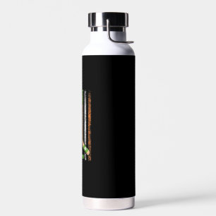 Irish USA Flag Leprechaun Lucky Hockey St. Patrick Water Bottle