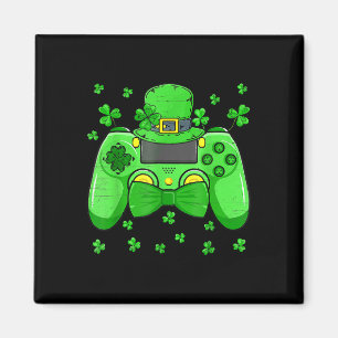 Irish Video Game Controller Bow Tie St Patricks Da Magnet