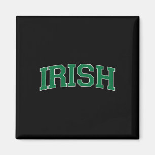 Irish Vintage St. Patrick's Day Tee Green Retro De Magnet