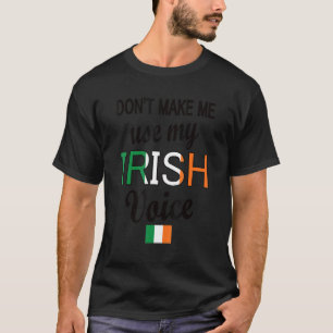 Irish Voice Ireland Flag Irish Roots T-Shirt