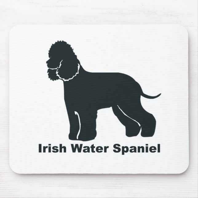 Irish Water Spaniel Mouse Pad (Front)