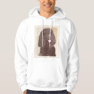 Irish Water Spaniel Painting - Original Dog Art Hoodie