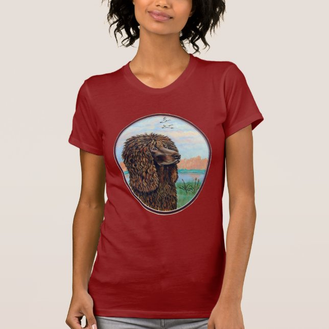 Irish Water Spaniel Tee Shirt (Front)