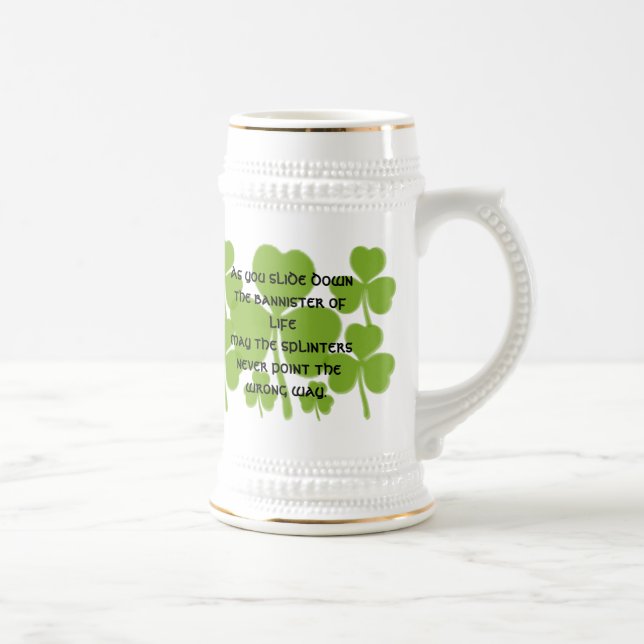 Irish  Wedding Blessing - Beer Stein (Right)