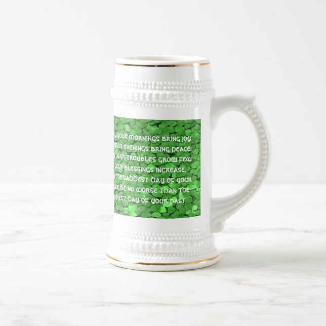 Irish  Wedding Blessing - Customiz... - Customised Beer Stein (Right)