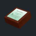 Irish Wedding Congratulations Blessing Gift Box<br><div class="desc">This is a beautiful Irish blessing set on a green background. Nice gift,  souvenir,  giveaway and party essentials for wedding showers,  weddings and anniversaries. Perfect for the Irish couple - or from you as an Irish person.</div>
