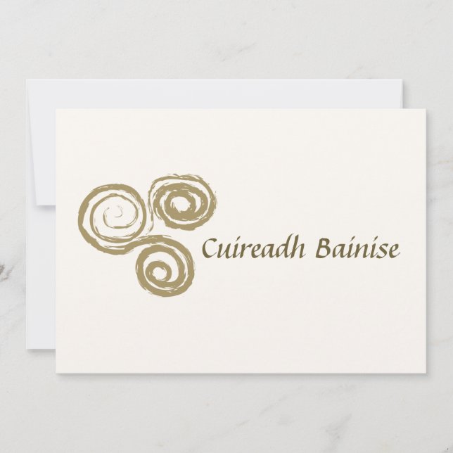 Irish Wedding Invitation (Front)