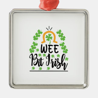 Irish Wee Bit Irish Metal Tree Decoration