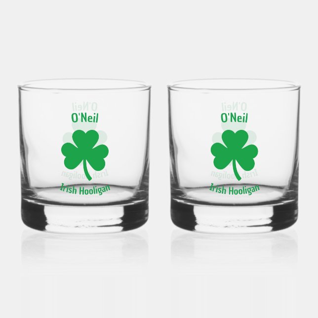 Irish Whiskey Glass (Back)