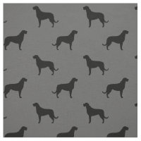 Irish Wolfhound Dog Breed Silhouettes Patterned
