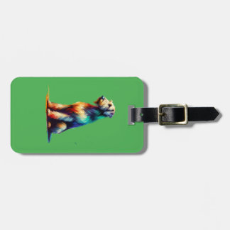 Irish Wolfhound Dog Luggage Tag