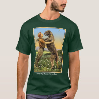 "Irish Wolfhound Greeting" T-Shirt