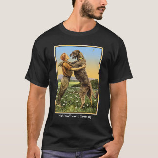 "Irish Wolfhound Greeting" T-Shirt