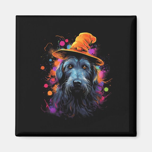 Irish Wolfhound Halloween Dog Pet Dog  Magnet (Front)