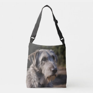 Irish Wolfhound I Am Not Amused, Crossbody Bag