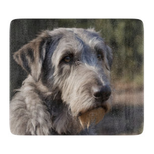Irish Wolfhound I Am Not Amused, Cutting Board