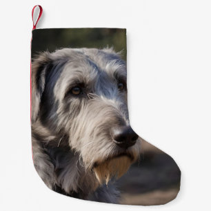 Irish Wolfhound I Am Not Amused, Small Christmas Stocking