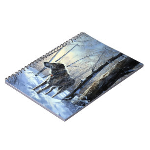Irish Wolfhound Let It Snow Christmas Notebook