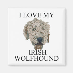 Irish Wolfhound Love! Magnet
