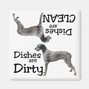 Irish Wolfhound Lovers Dishwasher Magnet